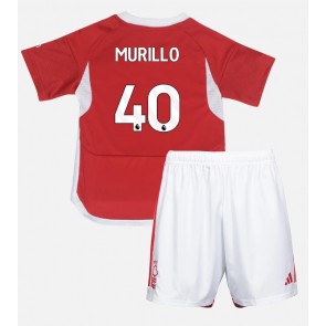 Nottingham Forest Murillo #40 Replika Babytøj Hjemmebanesæt Børn 2023-24 Kortærmet (+ Korte bukser)